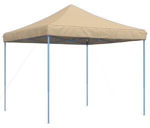 Namiot Imprezowy Beżowy 292 x 292 x 315 cm Materiał Oxford
