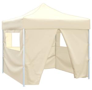 Namiot Imprezowy Kremowy 291 x 291 x 315 cm Materiał Oxford
