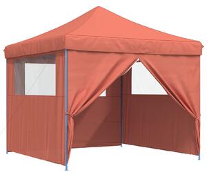 Namiot Imprezowy 292 x 292 x 315 cm terakota Materiał Oxford