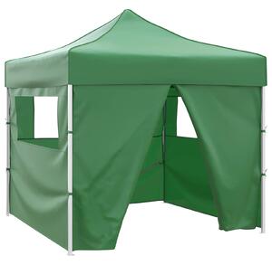 Namiot Imprezowy Zielony 291 x 291 x 315 cm Materiał Oxford