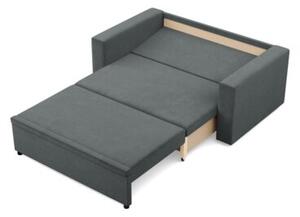 Sofa dwuosobowa, BLOM, velvet, 148x87x90 cm, ciemny szary | TYLETEGOTU