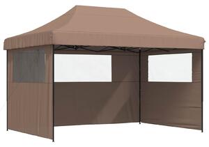 Namiot Imprezowy Brązowy 279 x 410 x 315 cm Materiał Oxford