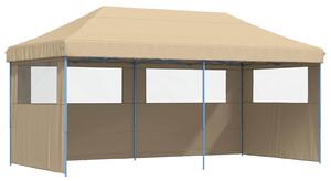Namiot Imprezowy Beżowy 292 x 580 x 315 cm Materiał Oxford