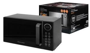 Kuchenka mikrofalowa GÖTZE & JENSEN MO801K 900W średnica 28.6 cm pojemność 23L QuickStart System Opti-Wave Czarny