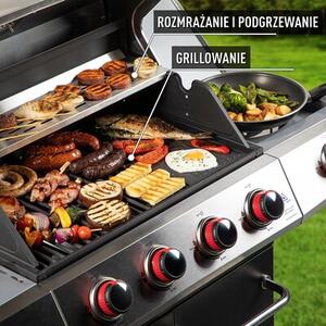 Grill ogrodowy gazowy BROWIN dragON BBQ G101 331200 11.7 kW 60 x 36.5 cm