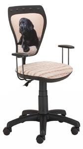 -10% z kodem MARZYCIEL - Krzesło Ministyle Black Labrador dla dziecka do nauki przy biurku