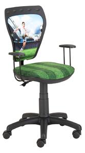 Krzesło Ministyle Black Piłkarz dla dziecka do nauki przy biurku
