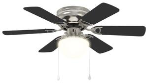 Wentylator sufitowy z lampą Ø 82 cm Czarny