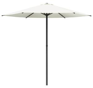 Parasolka ogrodowa 230 x 230 cm Poliester Prostokątny kremowy