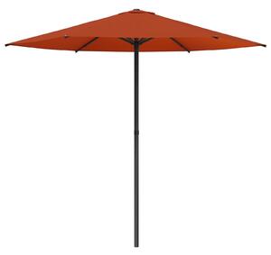 Parasolka ogrodowa 230 x 230 cm Poliester Prostokątny terakota