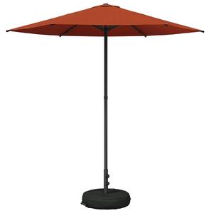 Parasolka ogrodowa 230 x 230 cm Poliester Prostokątny terakota