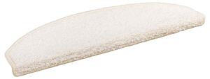 Samoprzylepne maty na schody 15 pcs Biały 80 x 24,5 x 3,5 cm