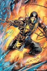 Plakat, Obraz Mortal Kombat - Scorpion, (61 x 91.5 cm)