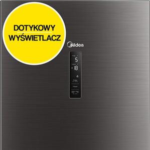 Lodówka MIDEA MDRB521MGA28O No Frost 201cm Stalowo-szary