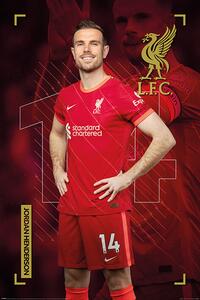 Plakat, Obraz Liverpool Fc - Jordan Henderson, (61 x 91.5 cm)