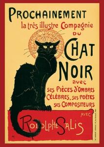 Plakat, Obraz Le Chat noir - steinlein, (61 x 91.5 cm)