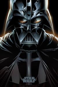 Plakat, Obraz Gwiezdne wojny - Vader Comic
