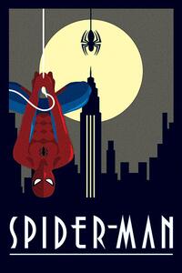 Plakat, Obraz Marvel Deco - Spider-Man Hanging, (61 x 91.5 cm)