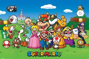 Plakat, Obraz Super Mario - Characters, (91.5 x 61 cm)