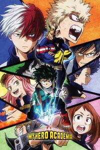 Plakat, Obraz My Hero Academia - Characters Mosaic