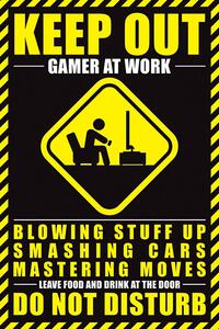 Plakat, Obraz Gamer At Work, (61 x 91.5 cm)