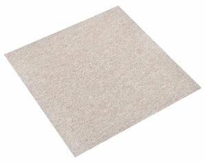 Dywan 20 pcs Jasny beż 50 x 50 cm 100% polipropylen