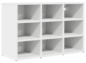 Szafka na buty Biały 77,5 x 30 x 51 cm Materiał drewnopochodny