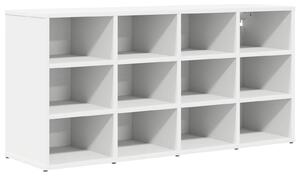 Szafka na buty Biały 103 x 30 x 51 cm Materiał drewnopochodny