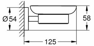 Mydelniczka GROHE Essentials 40444001 Chrom