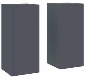 Stojak na rośliny 2 pcs Antracyt 24 x 24 x 55 cm Stal