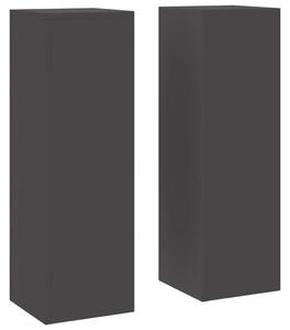 Stojak na rośliny 2 pcs Czarny 24 x 24 x 75 cm Stal