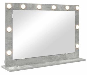 Lustro toaletowe Prostokątny Betonowy szary 80 x 55 x 18 cm