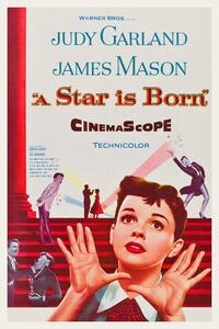 Reprodukcja A Star is Born Judy Garland Retro Movie