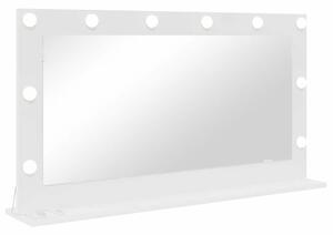 Lustro toaletowe Prostokątny Z lustrem Biały 100 x 55 x 18 cm