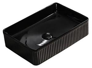 Umywalka nablatowa HYDROSAN AURA-BL-500 Prostokątny Czarny