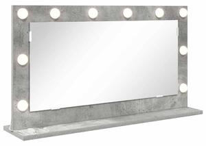 Lustro toaletowe Prostokątny Betonowy szary 80 x 45 x 18 cm