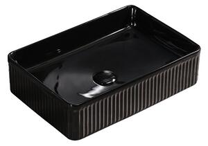 Umywalka nablatowa HYDROSAN AURA-BL-500 Prostokątny Czarny