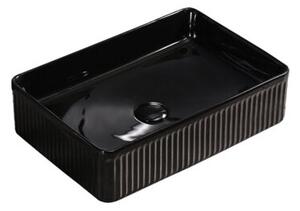 Umywalka nablatowa HYDROSAN AURA-BL-500 Prostokątny Czarny