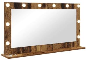 Lustro toaletowe Prostokątny Stare drewno 100 x 55 x 18 cm