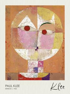 Reprodukcja Senecio Baldgreis 1922, Paul Klee