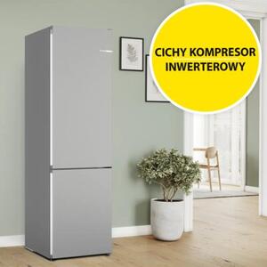 Lodówka BOSCH KGN392LDF No Frost 203cm Stal nierdzewna