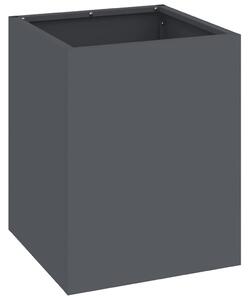 Doniczka ogrodowa Antracyt 32 x 32 x 40 cm Stal zimnogięta
