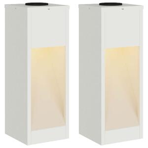 Solarna Lampa LED na Ścieżkę 2 pcs Biały