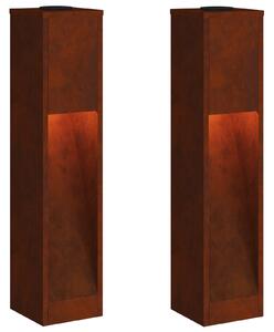 Solarna Lampa LED na Ścieżkę 2 pcs kolor bronzu