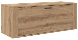 Szafka na buty z półką z drzwiami dąb artisan 100 x 35 x 38 cm