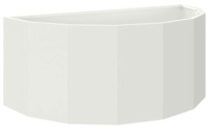 Donica Biały 90 x 45 x 35 cm Stal