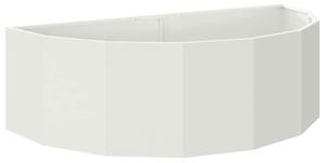 Donica Biały 120 x 60 x 35 cm Stal