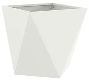 Donica Biały 50 x 50 x 50 cm Stal