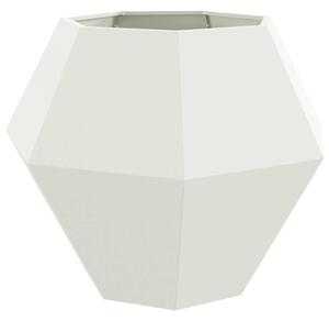 Donica Biały 100 x 100 x 80 cm Stal