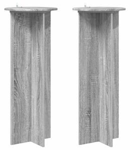 Stojak na rośliny 2 pcs Szary Sonoma Ø40 x 100 cm